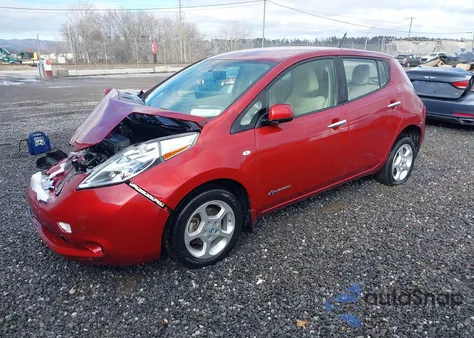 2012 Nissan Leaf Sl z USA, uszkodzony, nr VIN JN1AZ0CP4CT025508